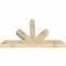Ekena Millwork Saratoga Rough Sawn Timber Gable Bracket, Douglas Fir, 72"W x 42"H x 6"D x 6"F, 14/12 Pitch GBW072X42X0606SAR00RDF - alternate 5